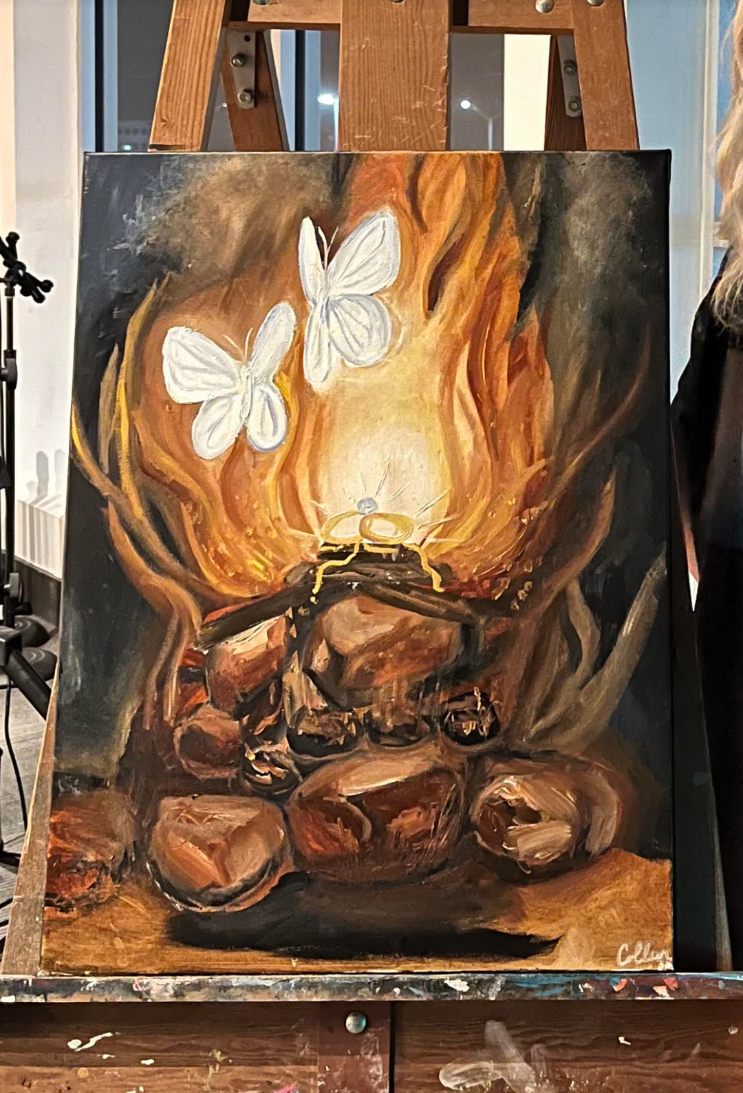 "Firey Flutter" Giclee Art Print